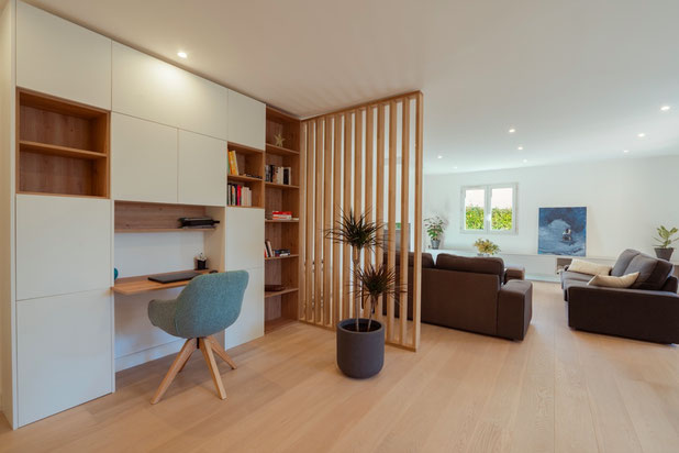 Bureau et salon-amenagement-maison-Mauguio