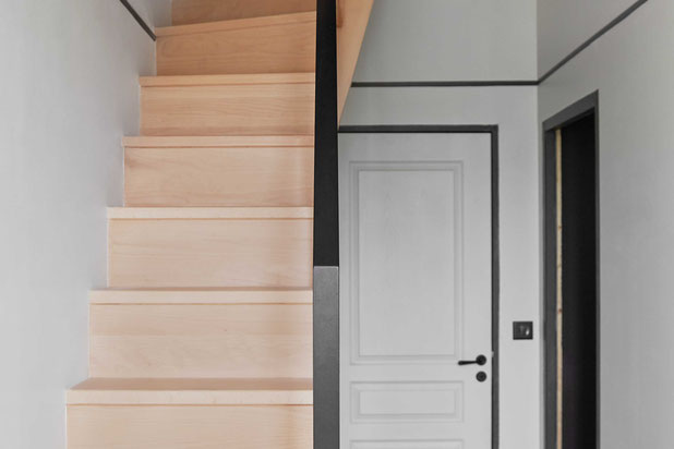 Escalier sur mesure-rehabilitation-maison-Nantes