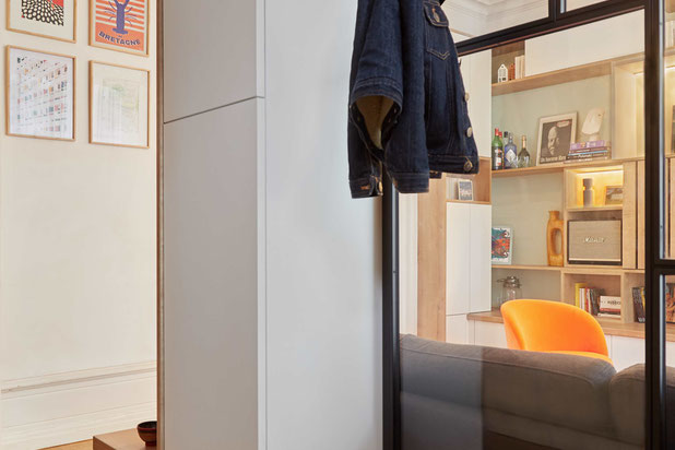 Meuble vestiaire sur mesure-amenagement-maison-Nantes