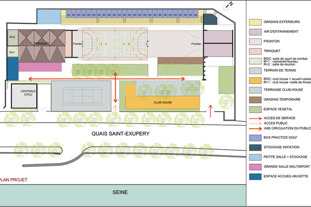 Plan Ref des aménagements futur-rehabilitation-equipement-Paris