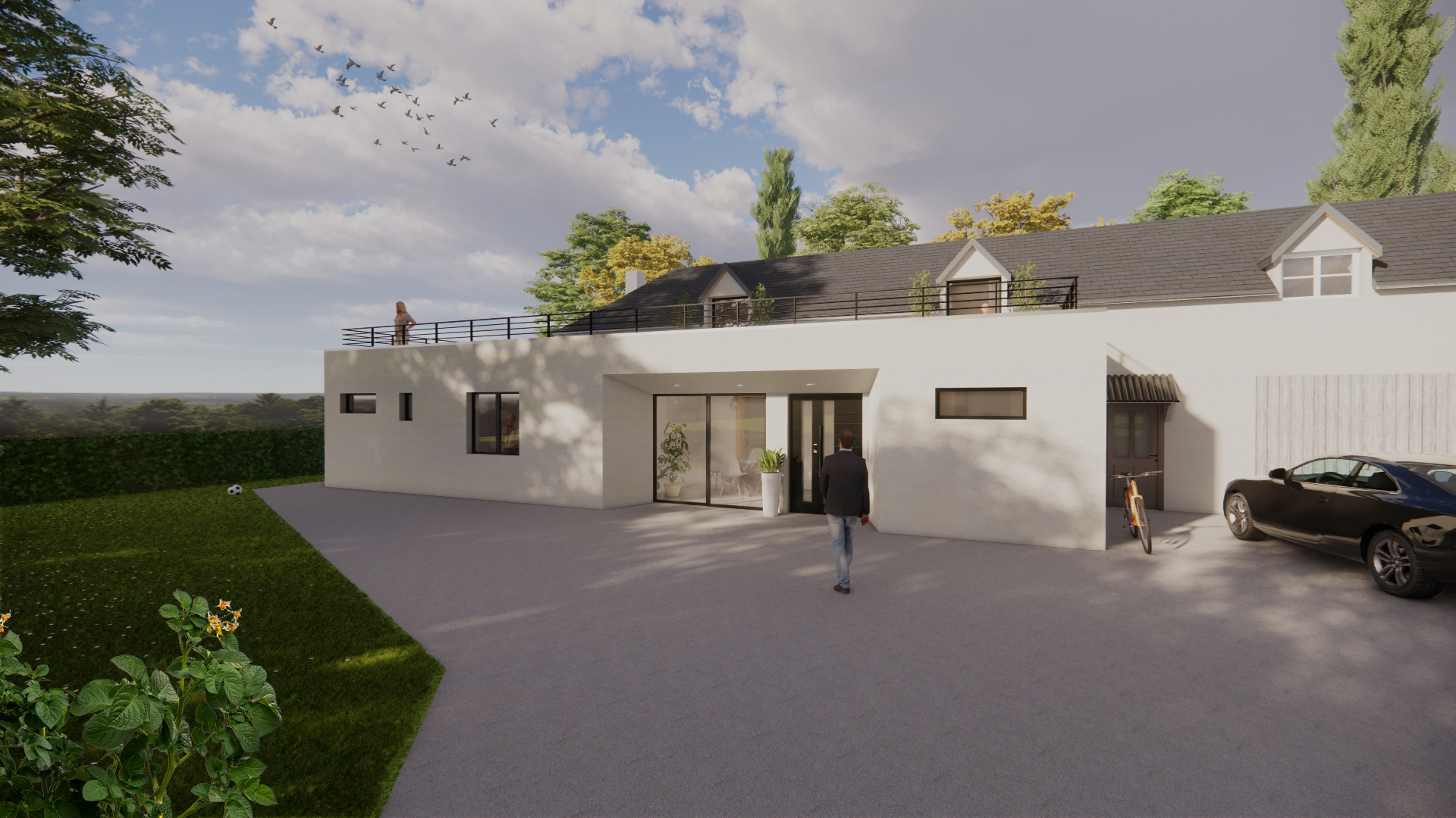 Maison au Bois-Hellain (27) – extension de maison Gard Maison au Bois-Hellain (27) – extension de maison Gard