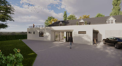 Photo d'un projet de Agrandissement Extension Maison à Bonneville-la-Louvet