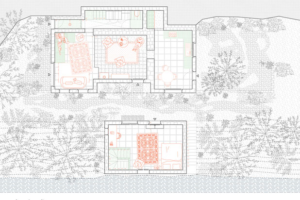 Plan du rez-de-chaussée-renovation-maison-Tomar