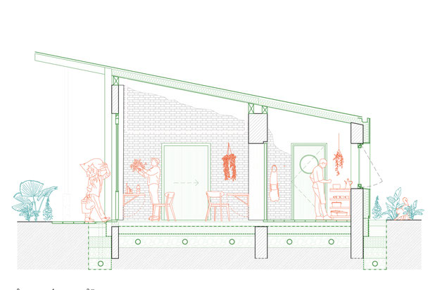 Coupe-rehabilitation-cafe_restaurant-Narrosse