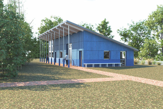 Vue de l'extérieur-rehabilitation-cafe_restaurant-Narrosse