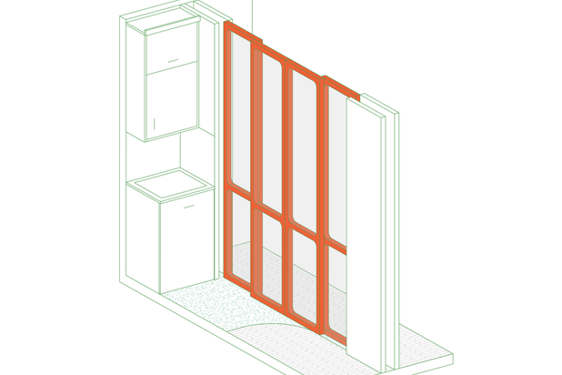 Axonométrie salon-amenagement-appartement-Paris