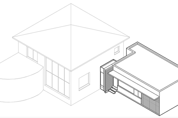 Axonométrie-agrandissement_extension-maison-Lattes