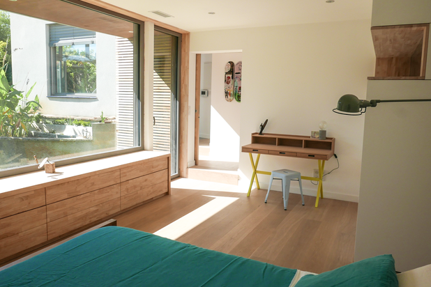 Vue intérieure chambre extension-agrandissement_extension-maison-Lattes