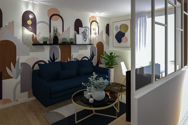 Rénovation d'un studio 30m2-amenagement-appartement-Noisy-le-Sec