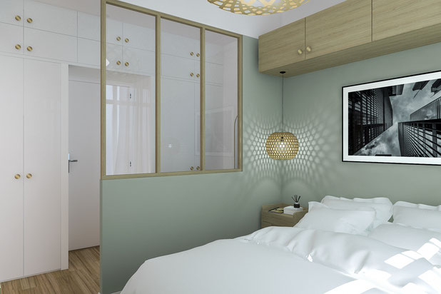 La chambre-renovation-appartement-Montrouge