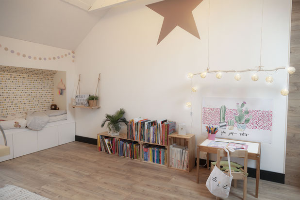 Transformation des combles en espace enfant-amenagement-maison-Noisy-le-Sec