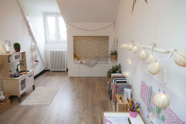 Transformation des combles en espace enfant-amenagement-maison-Noisy-le-Sec