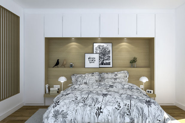 La chambre-amenagement-appartement-Le Pré-Saint-Gervais