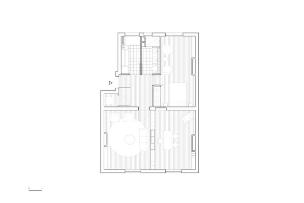 Plan du projet-rehabilitation-appartement-Paris
