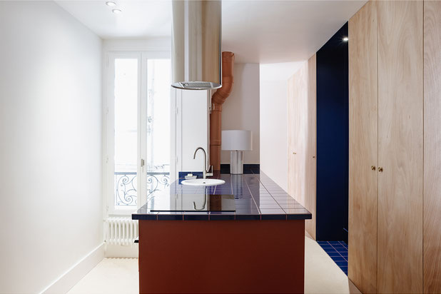 Pureté et continuité spatiale-rehabilitation-appartement-Paris