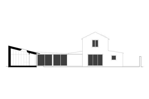 Coupe/Élévation-rehabilitation-maison-Asnières-sur-Seine