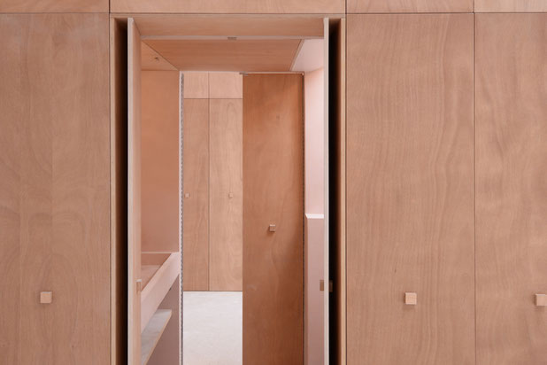 Détail enfilade chambres-rehabilitation-maison-Asnières-sur-Seine