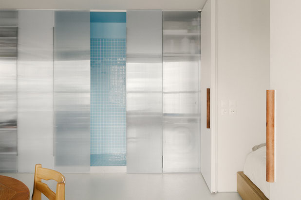 Salle d'eau dans la suite-rehabilitation-appartement-Paris
