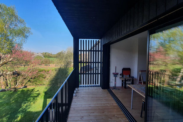 Balcon donnant sur le paysage-surelevation-surelevation-Buxerolles