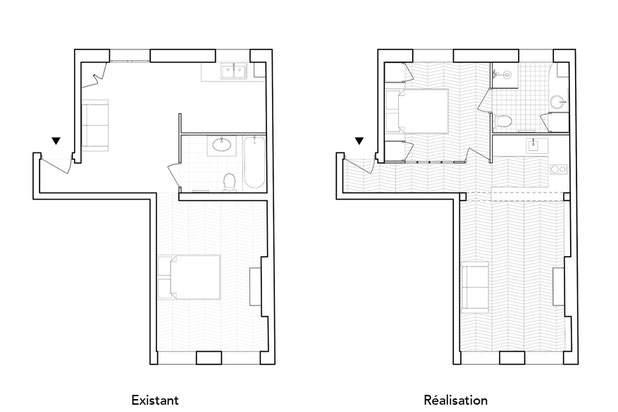 Plan avant-après-renovation-appartement-Paris