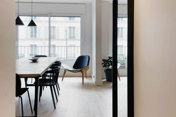 Salle à manger-renovation-appartement-Boulogne-Billancourt