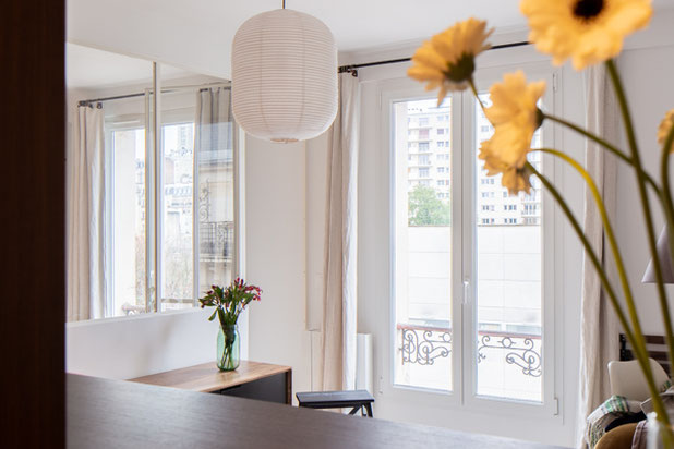 Entrée lumineuse-renovation-appartement-Paris