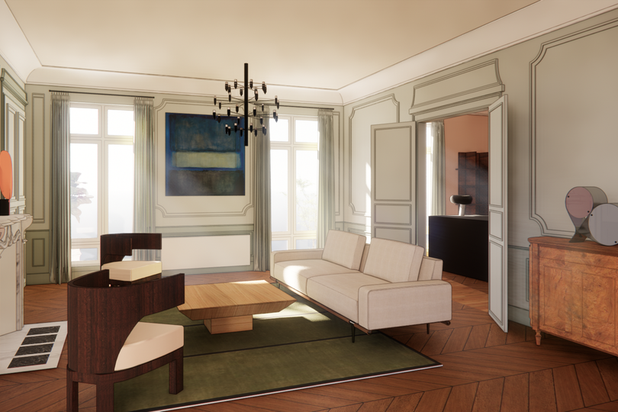 Petit séjour-renovation-appartement-Paris