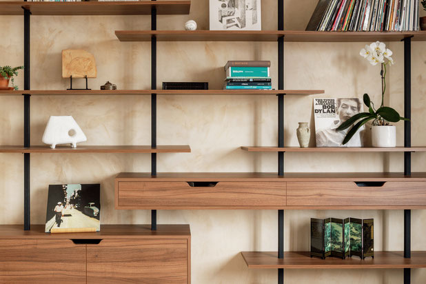 Bibliothèque sur mesure-renovation-appartement-Asnières-sur-Seine