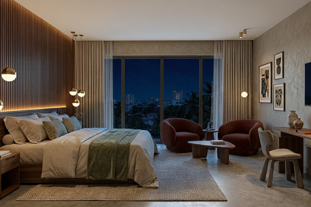 Intérieur chambre-amenagement-hotel-Accra