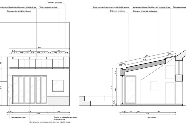 Coupe-et-élévation-agrandissement_extension-maison-Saint-Michel-sur-Orge