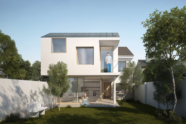 Vue Jardin-agrandissement_extension-maison-Méry-és-Bois