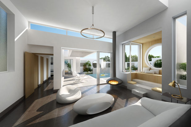 Vue d'intérieur-agrandissement_extension-maison-Le Coudray-Montceaux