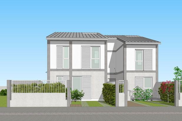 Vue Rue-construction-maison-Lutz-en-Dunois
