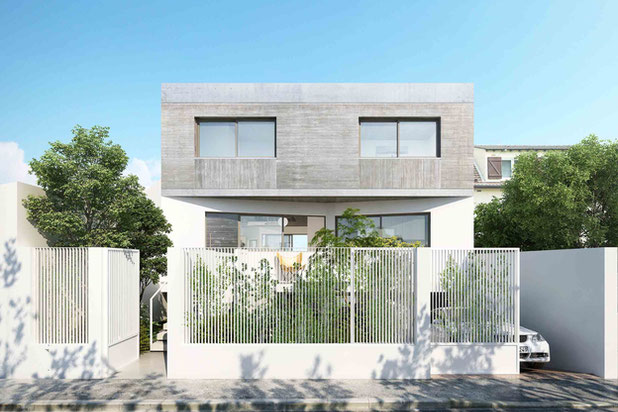 Vue de la rue-construction-maison-Aulnay-sous-Bois