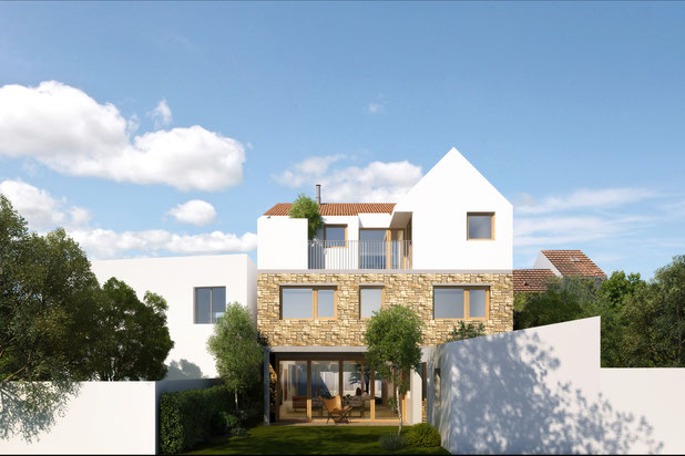 Vue rue-agrandissement_extension-maison-Joinville-le-Pont