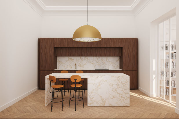COURBES SUR LIGNES . Rénovation d'un Hotel Particulier-renovation-immeuble-Paris