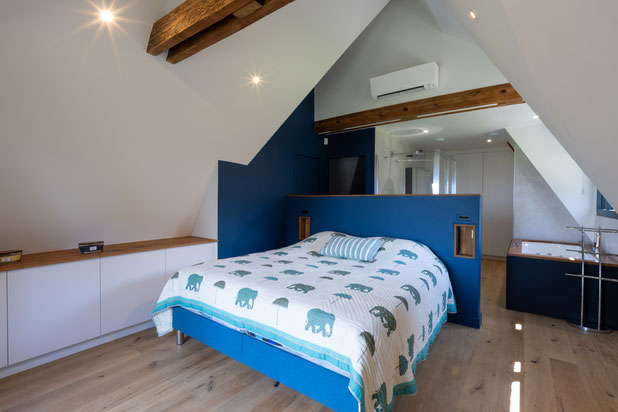 Chambre 3 vue mer-renovation-maison-Sarzeau