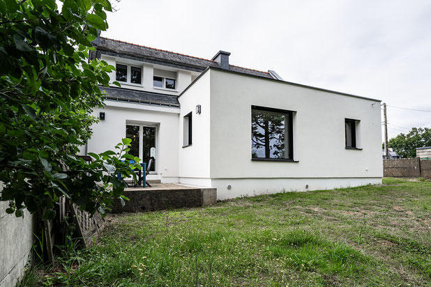 Extension et ITE-renovation-maison-Vannes