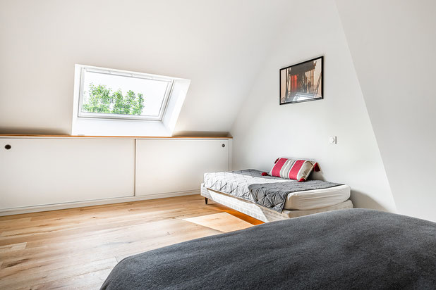 Aménagement de chambre sous rampant-renovation-maison-Saint-Avé