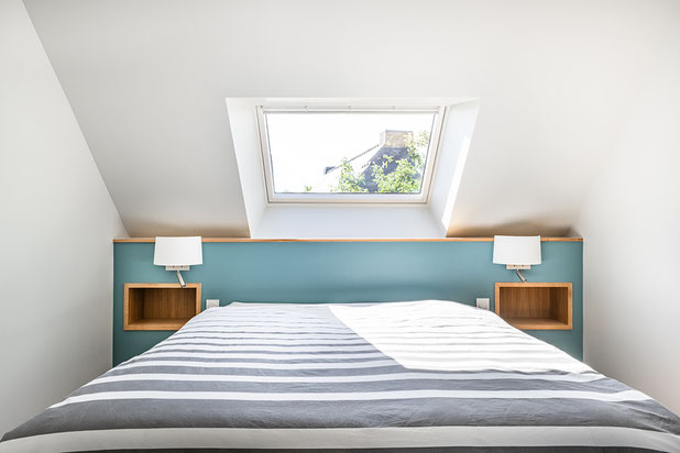 Aménagement de chambre sous rampant-renovation-maison-Saint-Avé