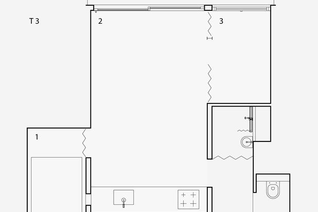 Plan de l'appartement-renovation-appartement-Paris