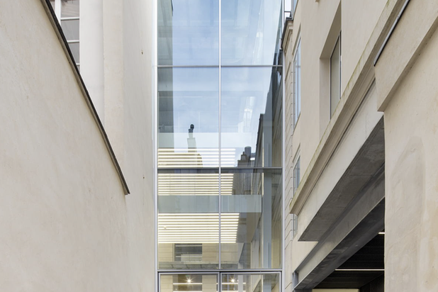 Photo de la nouvelle galerie verticale-agrandissement_extension-equipement-Paris