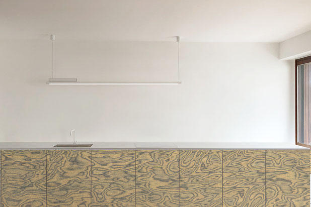 Photo de la cuisine ouverte et conviviale-renovation-appartement-Paris