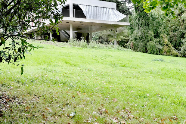Vue depuis le bas du jardin-agrandissement_extension-maison-La Forêt-Fouesnant
