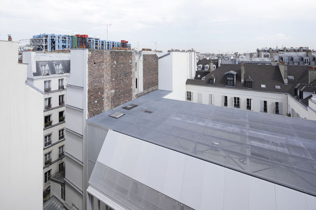 Vue de la toiture-construction-boutique_local-Paris