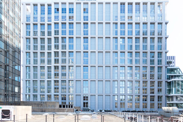 Vue depuis le coeur d'ilôt.-surelevation-bureaux-Paris