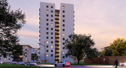 Photo d'un projet de Rénovation Immeuble à Noisy-le-Grand