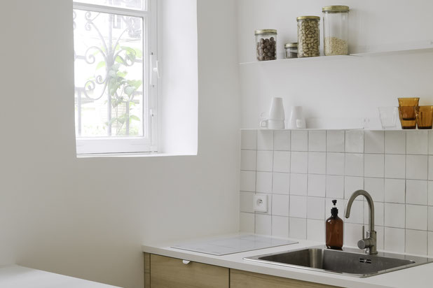 Le plan de travail-renovation-appartement-Paris