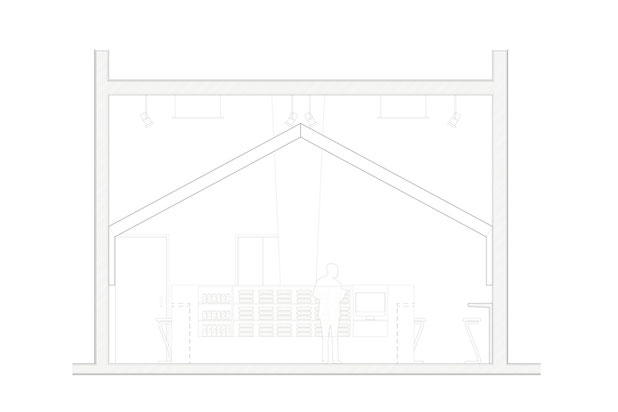 Coupe transversale-renovation-cafe_restaurant-São Paulo