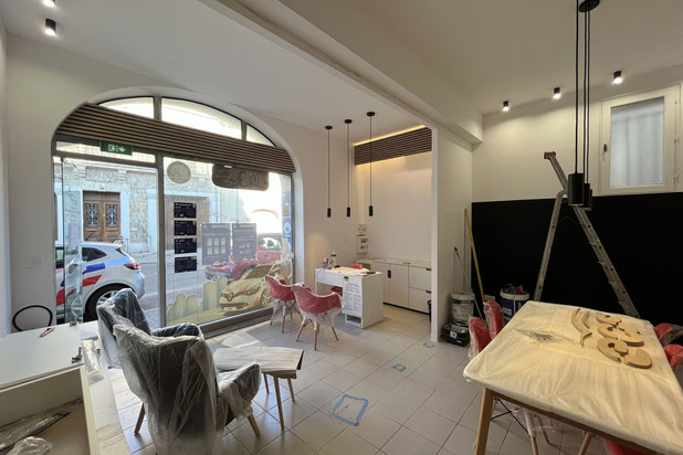 PHOTO CHANTIER-renovation-boutique_local-Prades-le-Lez